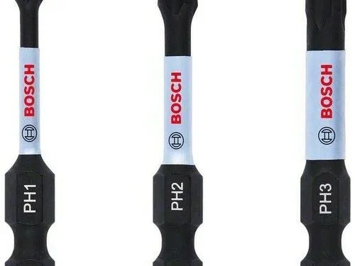 Bosch – Impact Control Serisi Vidalama Ucu PH*50 mm 3’lü Set (PH1/2/3)