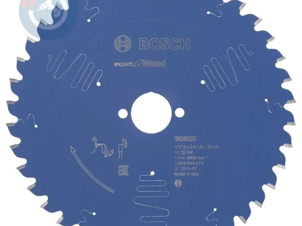 Bosch – Expert Serisi Ahşap için Daire Testere Bıçağı 216*30 mm 40 Diş