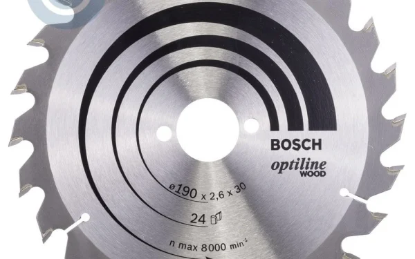 Bosch – Optiline Serisi Ahşap için Daire Testere Bıçağı 190*30 mm 24 Diş