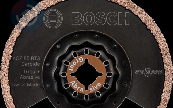 Bosch – Starlock – ACZ 85 RT3 – Carbide RIFF Zımpara Uçlu Segman Testere Bıçağı 30 Kum Kalınlığı 1’li