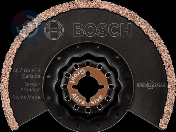 Bosch – Starlock – ACZ 85 RT3 – Carbide RIFF Zımpara Uçlu Segman Testere Bıçağı 30 Kum Kalınlığı 1’li