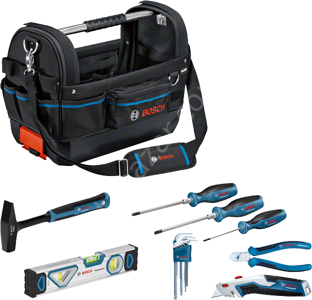 Bosch Profesyonel El Aleti Seti 8 Parça + GWT 20 Çanta