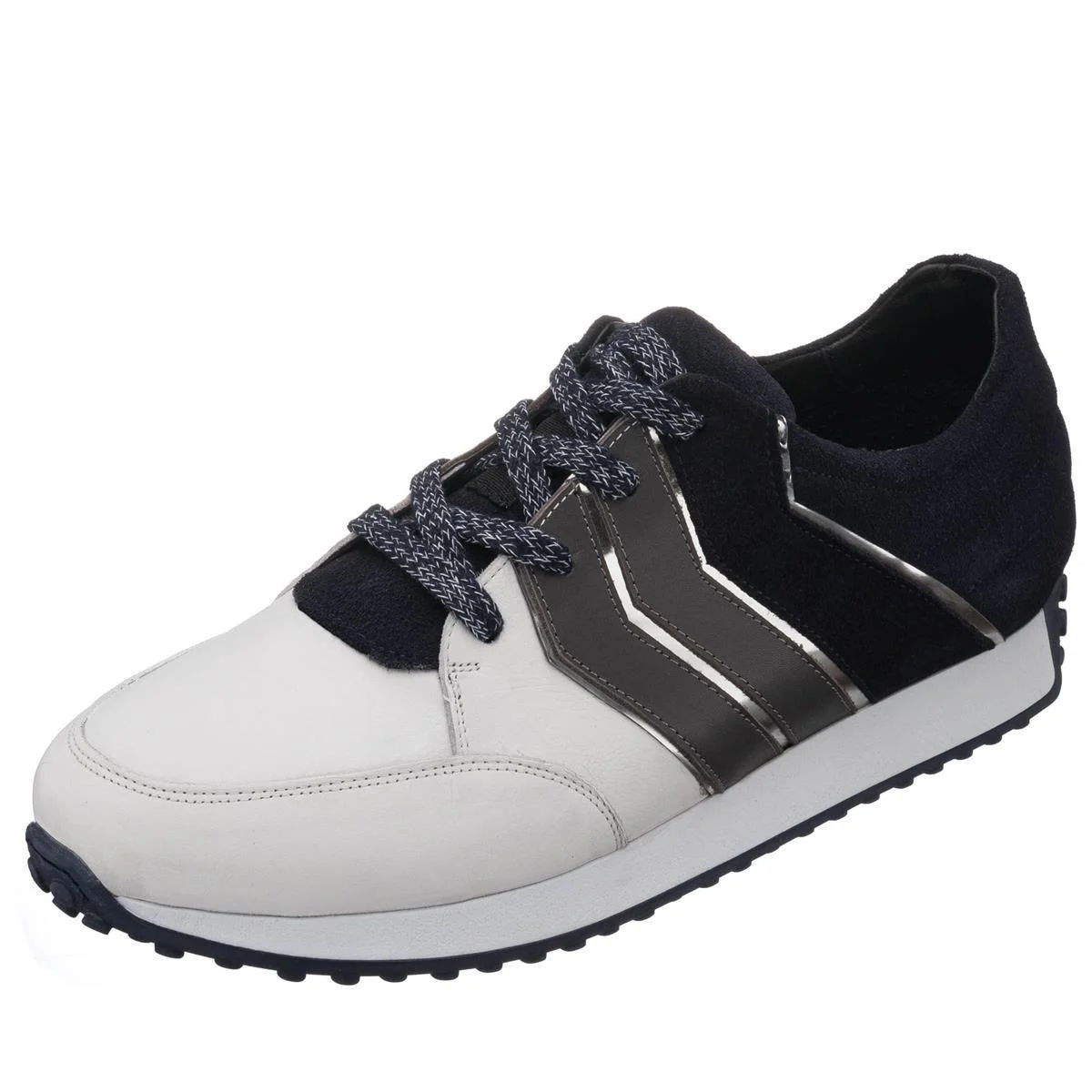 Büyük Numara Deri Erkek Spor Ayakkabı – AG141 Lacivert