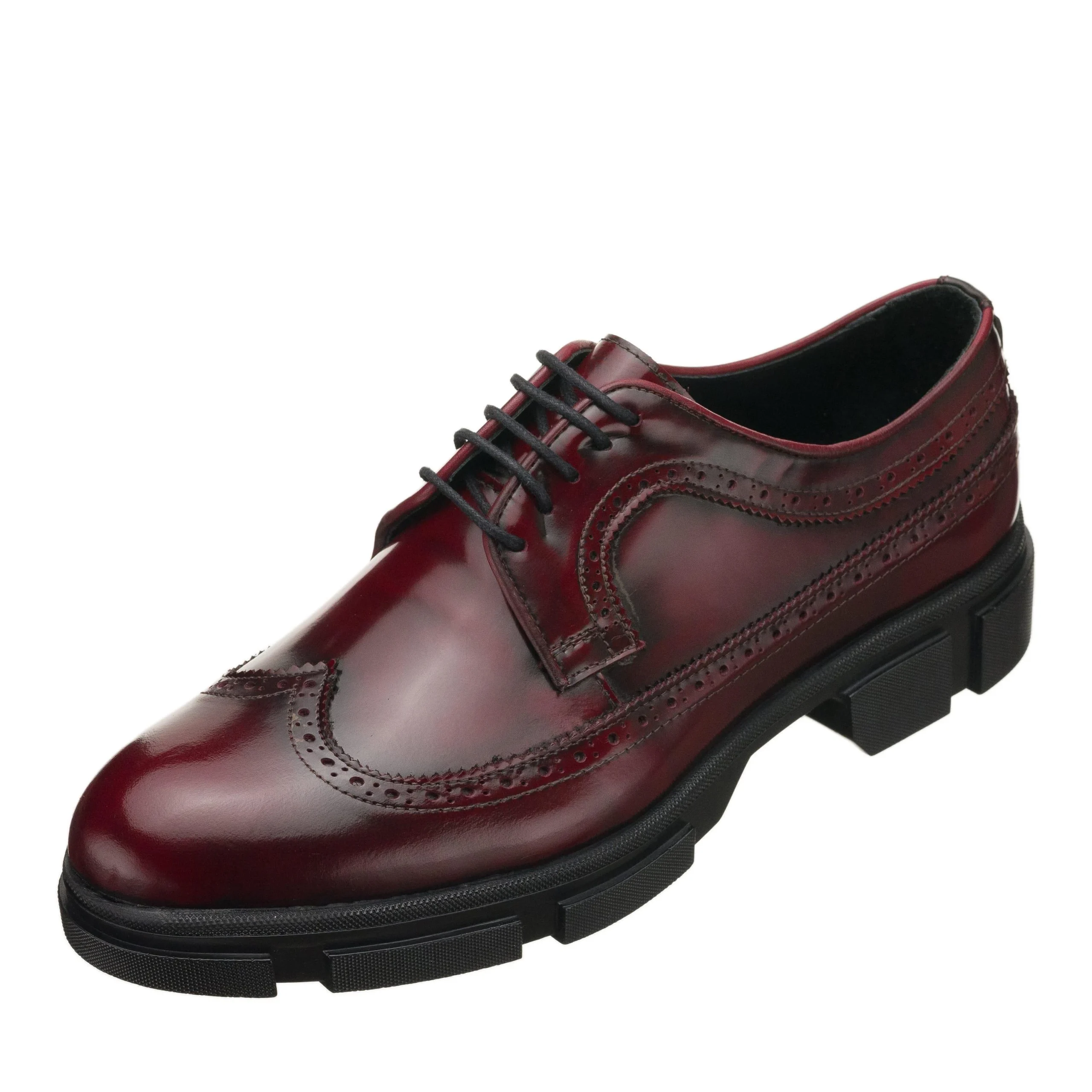 Büyük Numara Erkek Ayakkabısı – CK713 Bordo Acma