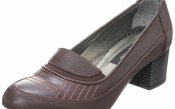 Büyük Numara Kadın Topuklu Ayakkabı KDR1876 Kahve