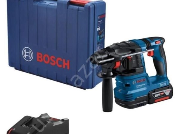 0611924021 Bosch Gbh 185-LI 4 Ah Çift Akülü Kırıcı-Delici