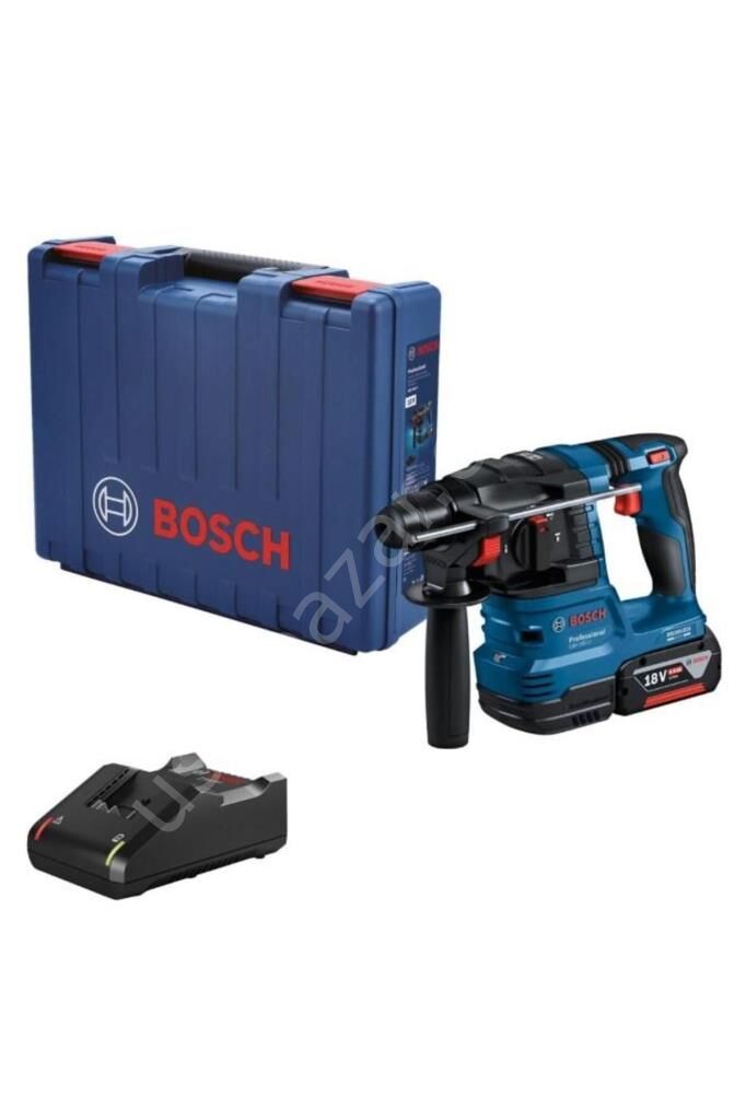 0611924021 Bosch Gbh 185-LI 4 Ah Çift Akülü Kırıcı-Delici