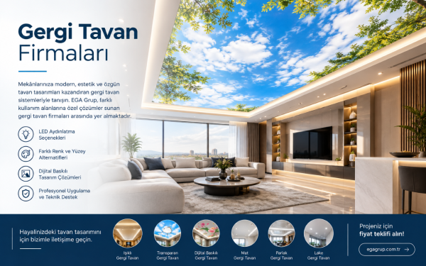 Gergi Tavan Firmaları Ega Grup