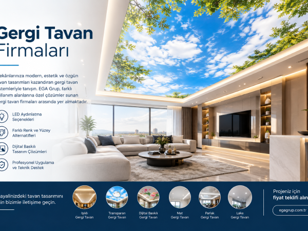 Gergi Tavan Firmaları Ega Grup
